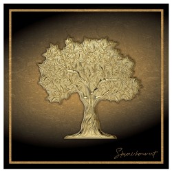 Επιτοίχιο/Επιτραπέζιο Κάδρο με Δέντρο Ελιάς