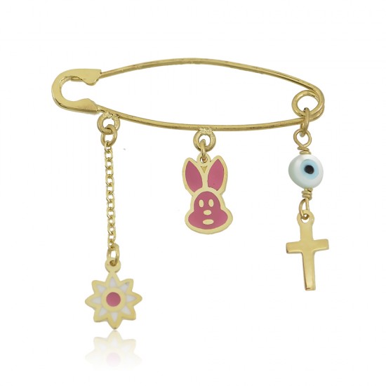 Παιδική Παραμάνα από Χρυσό 14K