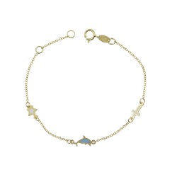 Παιδικό Βραχιόλι από Χρυσό 14Κ