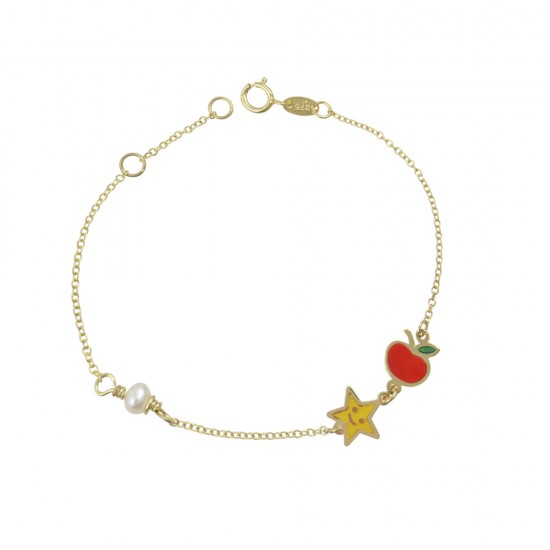 Παιδικό Βραχιόλι από Χρυσό 9Κ