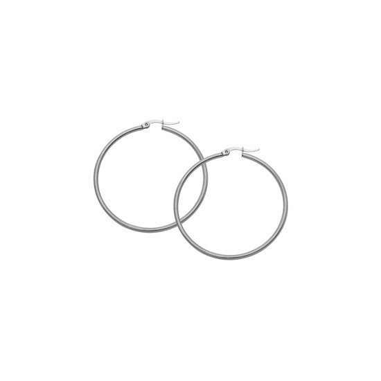 Σκουλαρίκια Κρίκοι από Ατσάλι