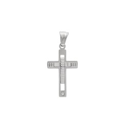 Ανδρικό Μοτιφ Σταυρός από Ατσάλι