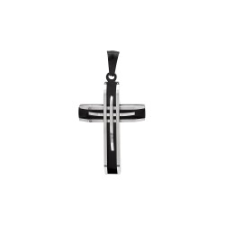 Ανδρικό Μοτιφ Σταυρός από Ατσάλι