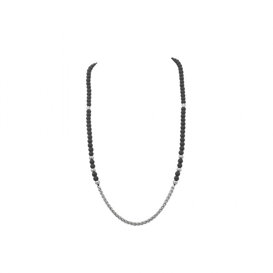 Ανδρικό Κολιέ Ροζάριο από Ατσάλι