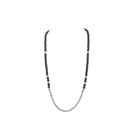 Ανδρικό Κολιέ Ροζάριο από Ατσάλι