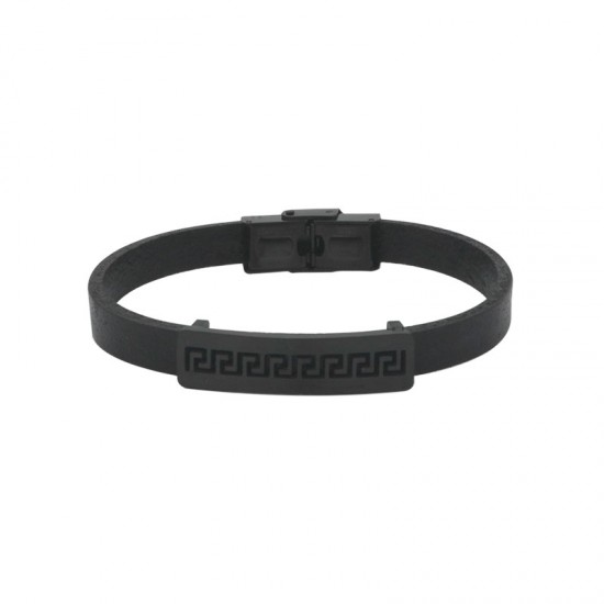 Ανδρικό Βραχιόλι Ταυτότητα από Ατσάλι