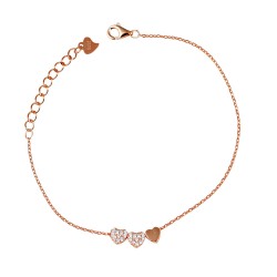 Βραχιόλι Καρδιά από Ασήμι 925