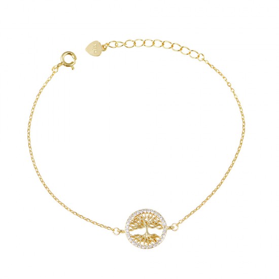 Βραχιόλι Δέντρο από Ασήμι 925