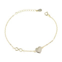 Βραχιόλι Καρδιά από Ασήμι 925