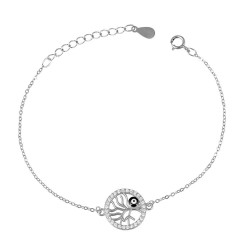 Βραχιόλι Δέντρο από Ασήμι 925