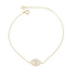 Βραχιόλι Μάτι από Ασήμι 925