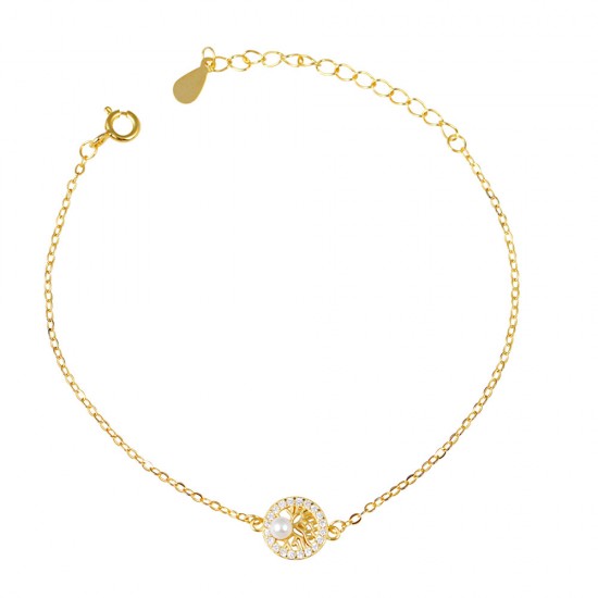 Βραχιόλι Δέντρο από Ασήμι 925