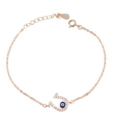 Βραχιόλι Μάτι από Ασήμι 925