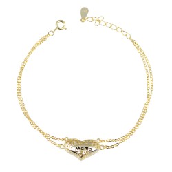 Βραχιόλι Μαμά από Ασήμι 925