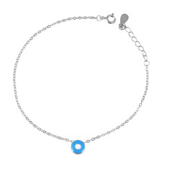 Βραχιόλι Μάτι από Ασήμι 925