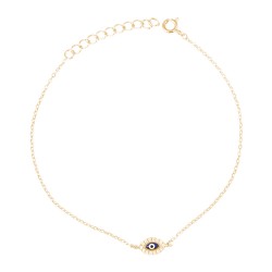 Βραχιόλι Μάτι από Ασήμι 925