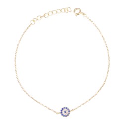 Βραχιόλι Μάτι από Ασήμι 925