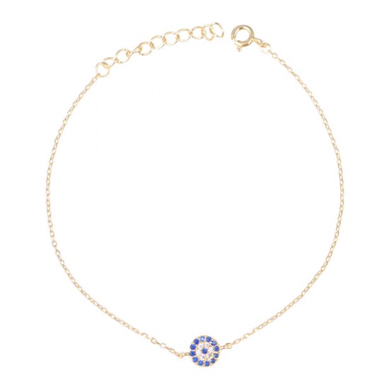 Βραχιόλι Μάτι από Ασήμι 925