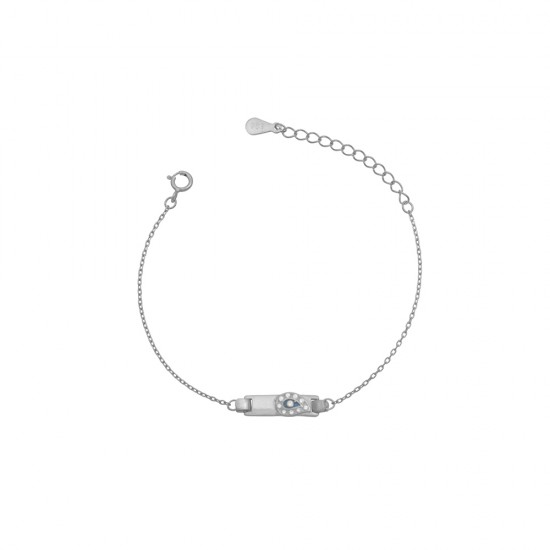 Παιδικό Βραχιόλι Ταυτότητα από Ασήμι 925