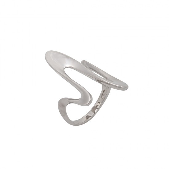 Δαχτυλίδι Κυματιστό από Ασήμι 925