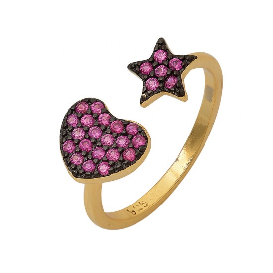 Δαχτυλίδι Καρδιά από Ασήμι 925