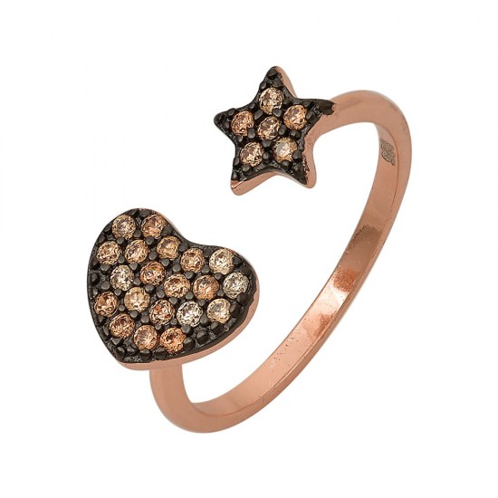 Δαχτυλίδι Καρδιά από Ασήμι 925