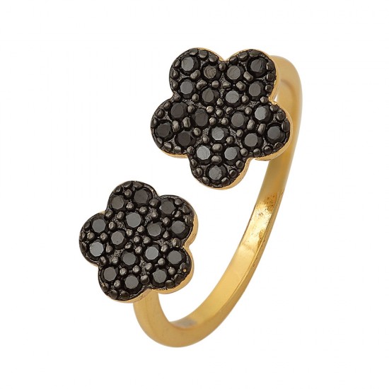 Δαχτυλίδι Λουλούδι από Ασήμι 925