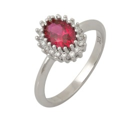 Δαχτυλίδι Ροζέτα από Ασήμι 925