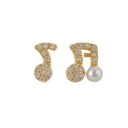 Σκουλαρίκια Πέρλα από Ασήμι 925