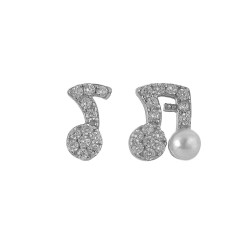 Σκουλαρίκια Πέρλα από Ασήμι 925