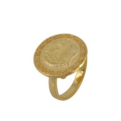 Δαχτυλίδι Μέγας Αλέξανδρος από Ασήμι 925