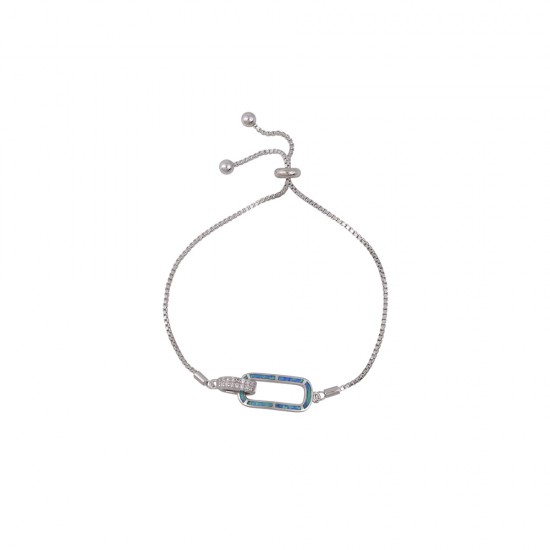 Βραχιόλι  με Opal Πέτρα από Ασήμι 925