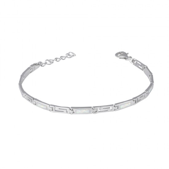 Βραχιόλι  με Opal Πέτρα από Ασήμι 925