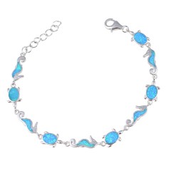 Βραχιόλι με Opal Πέτρα από Ασήμι 925