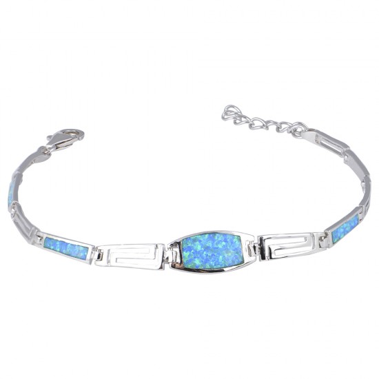 Βραχιόλι  με Opal Πέτρα από Ασήμι 925