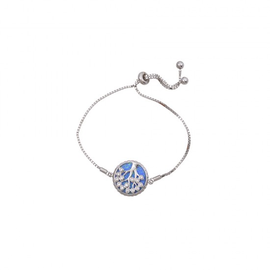 Βραχιόλι Δέντρο με Opal Πέτρα από Ασήμι 925