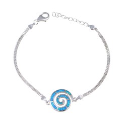Βραχιόλι  με Opal Πέτρα από Ασήμι 925