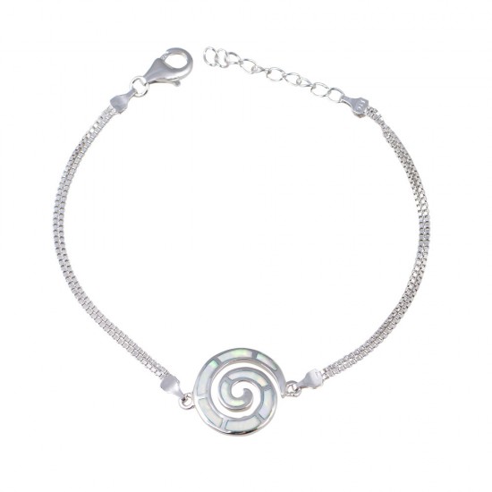Βραχιόλι  με Opal Πέτρα από Ασήμι 925