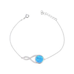 Βραχιόλι  με Opal Πέτρα από Ασήμι 925