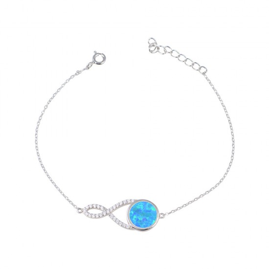 Βραχιόλι  με Opal Πέτρα από Ασήμι 925