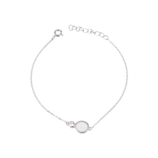 Βραχιόλι  με Opal Πέτρα από Ασήμι 925