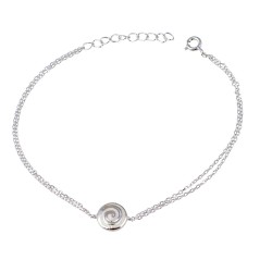 Βραχιόλι Σπείρα με Opal Πέτρα από Ασήμι 925