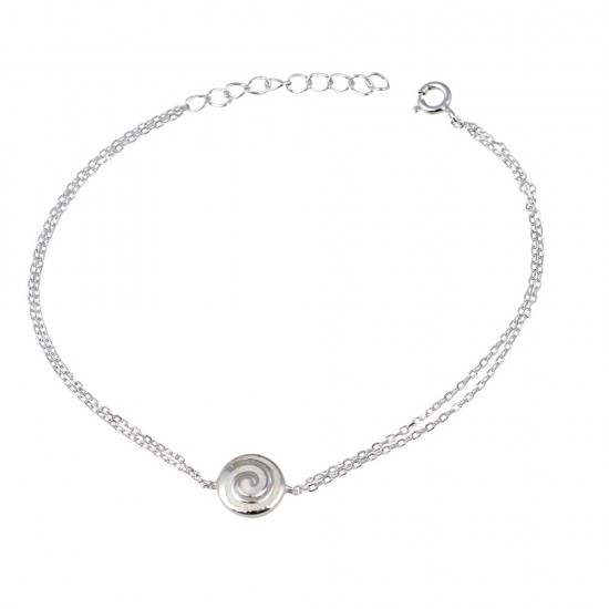 Βραχιόλι Σπείρα με Opal Πέτρα από Ασήμι 925