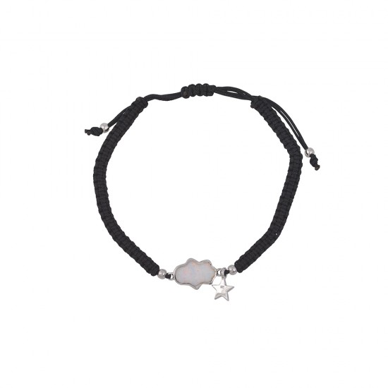 Βραχιόλι Χέρι της Φατιμά με Opal Πέτρα από Ασήμι 925