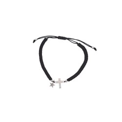 Βραχιόλι Σταυρός με Opal Πέτρα από Ασήμι 925