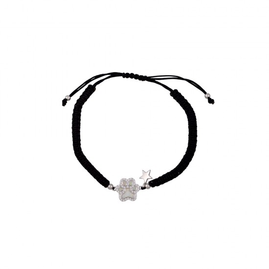 Βραχιόλι Πατουσάκι με Opal Πέτρα από Ασήμι 925