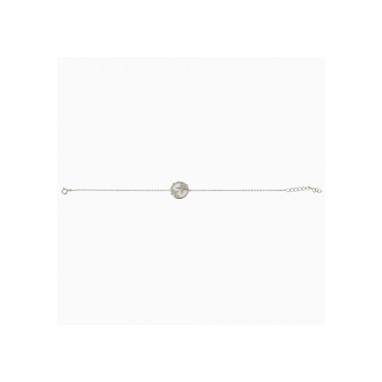 Βραχιόλι Κύκλος με Opal Πέτρα από Ασήμι 925