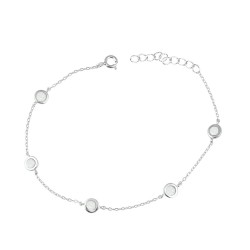 Βραχιόλι  με Opal Πέτρα από Ασήμι 925