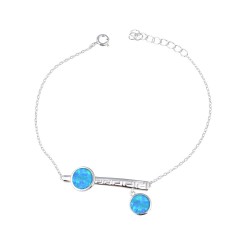 Βραχιόλι  με Opal Πέτρα από Ασήμι 925