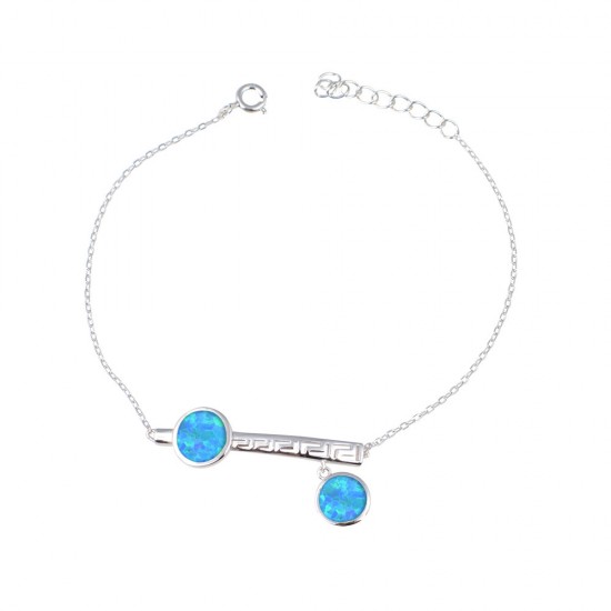 Βραχιόλι  με Opal Πέτρα από Ασήμι 925
